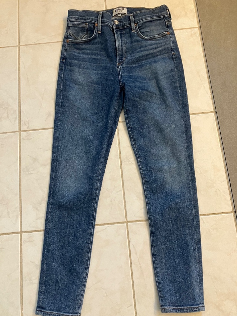 Agolde high rise ankle cropped 28